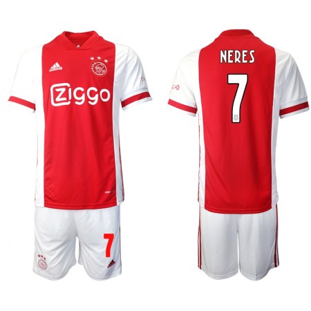 Tenue Ajax Amsterdam David Neres 7 Enfant Domicile 2020-2021 Maillot de Foot